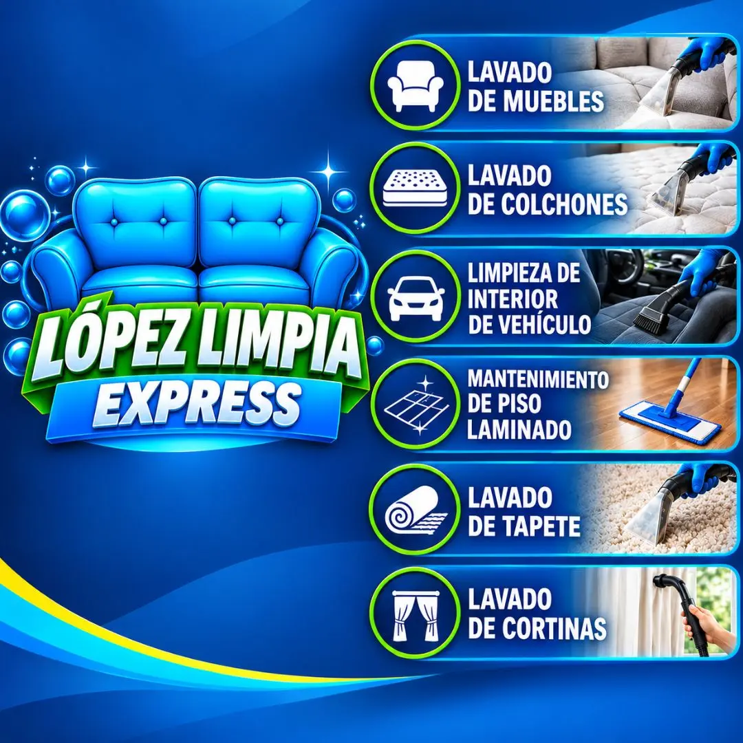 Servicios de Limpieza - Lopez Limpia Express